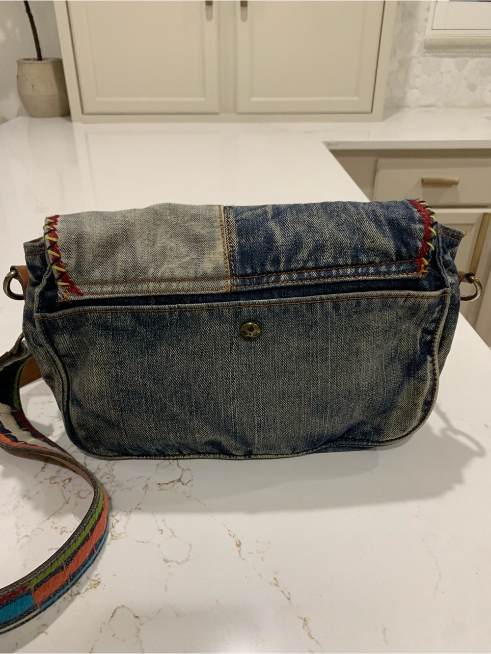 Patricia Nash Denim Floral - Multicolor
embroidered Crossbody Bag - Picture 6 of 13